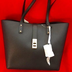 Michael Kors Large Black Leather Tote Bag